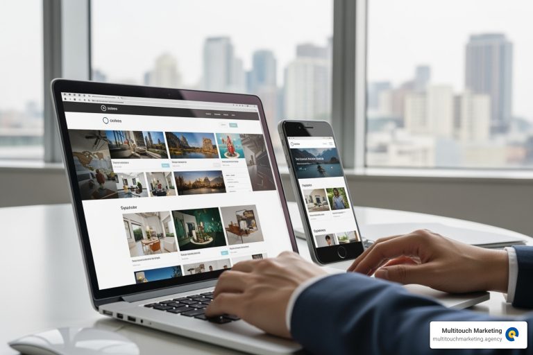 Responsive website redesign