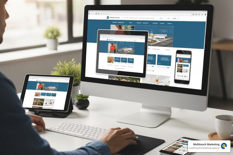 Responsive website creator