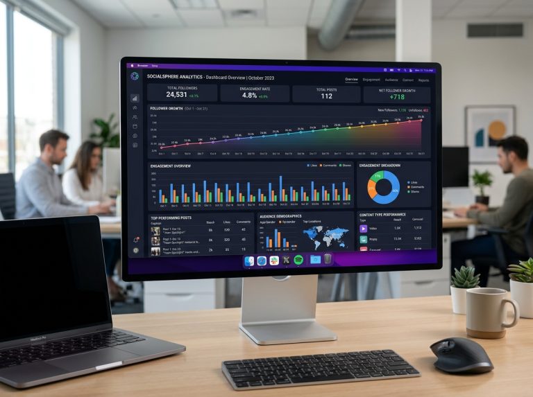 Social media analytics service